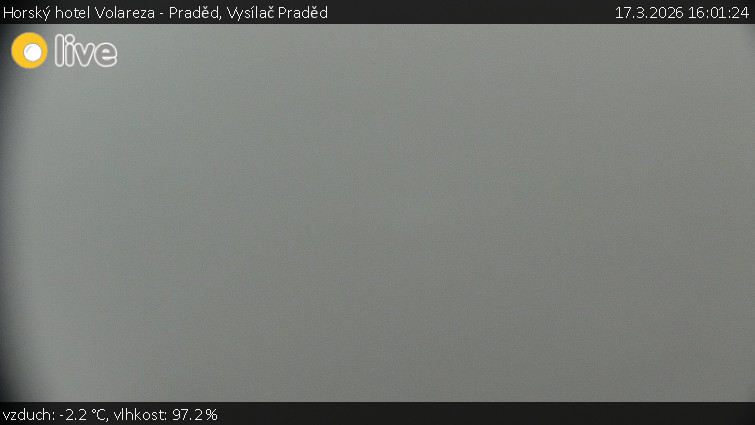 Horský hotel Volareza - Praděd - Vysílač Praděd - 17.3.2026 v 16:01