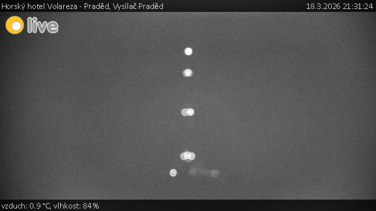 Horský hotel Volareza - Praděd - Vysílač Praděd - 18.3.2026 v 21:31