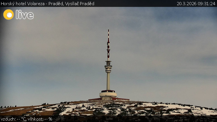 Horský hotel Volareza - Praděd - Vysílač Praděd - 20.3.2026 v 09:31