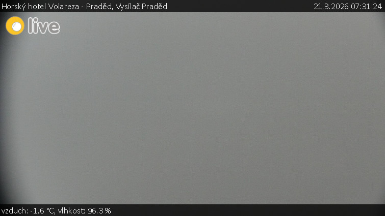 Horský hotel Volareza - Praděd - Vysílač Praděd - 21.3.2026 v 07:31