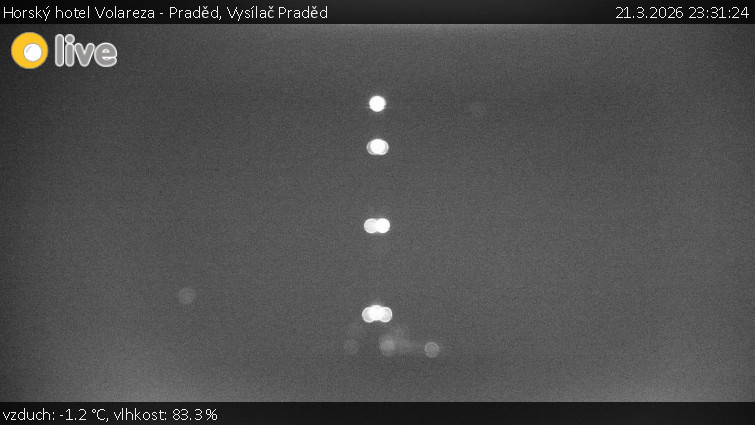 Horský hotel Volareza - Praděd - Vysílač Praděd - 21.3.2026 v 23:31