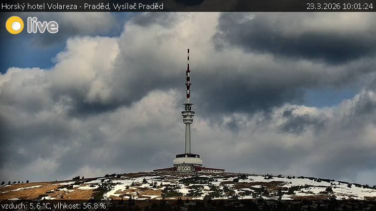 Horský hotel Volareza - Praděd - Vysílač Praděd - 23.3.2026 v 10:01