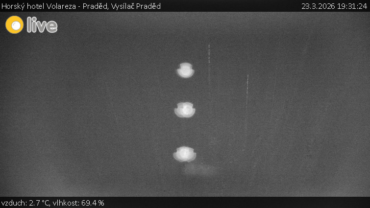 Horský hotel Volareza - Praděd - Vysílač Praděd - 23.3.2026 v 19:31