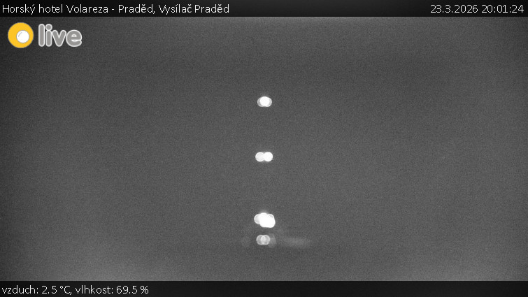 Horský hotel Volareza - Praděd - Vysílač Praděd - 23.3.2026 v 20:01