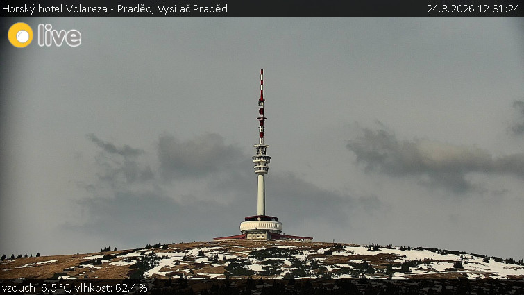Horský hotel Volareza - Praděd - Vysílač Praděd - 24.3.2026 v 12:31