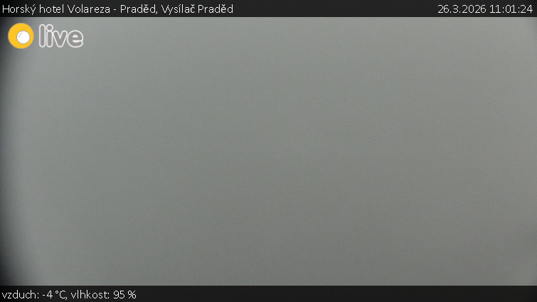 Horský hotel Volareza - Praděd - Vysílač Praděd - 26.3.2026 v 11:01