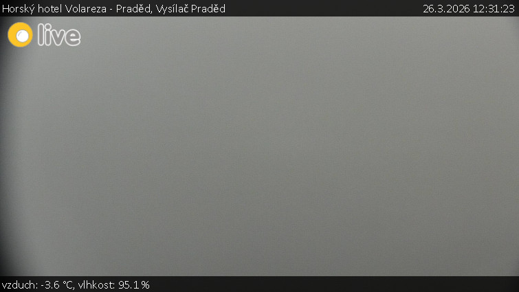 Horský hotel Volareza - Praděd - Vysílač Praděd - 26.3.2026 v 12:31