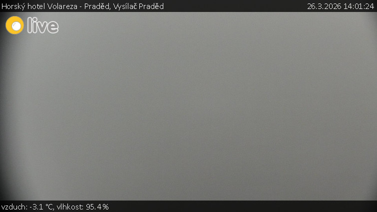Horský hotel Volareza - Praděd - Vysílač Praděd - 26.3.2026 v 14:01