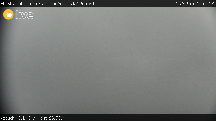 Horský hotel Volareza - Praděd - Vysílač Praděd - 26.3.2026 v 15:01