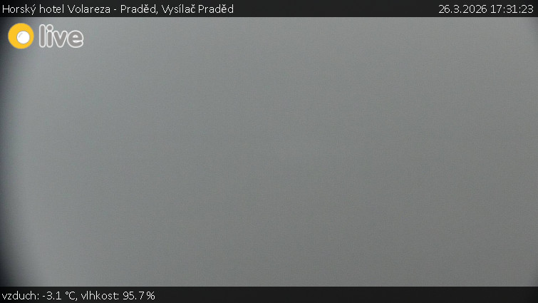Horský hotel Volareza - Praděd - Vysílač Praděd - 26.3.2026 v 17:31
