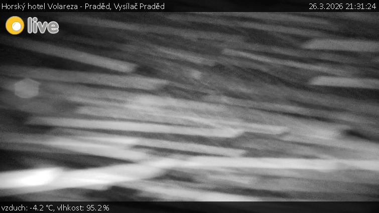 Horský hotel Volareza - Praděd - Vysílač Praděd - 26.3.2026 v 21:31