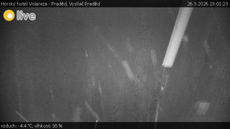 Horský hotel Volareza - Praděd - Vysílač Praděd - 26.3.2026 v 23:01