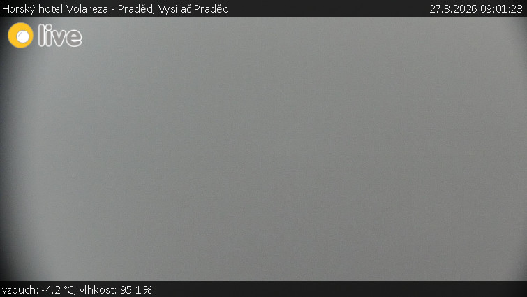Horský hotel Volareza - Praděd - Vysílač Praděd - 27.3.2026 v 09:01