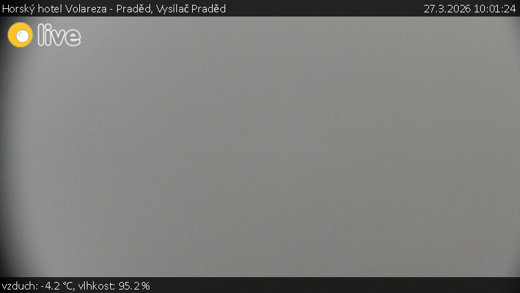 Horský hotel Volareza - Praděd - Vysílač Praděd - 27.3.2026 v 10:01