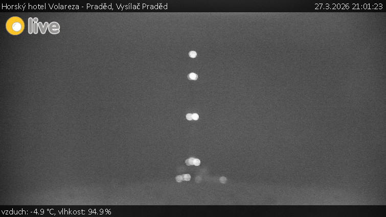 Horský hotel Volareza - Praděd - Vysílač Praděd - 27.3.2026 v 21:01