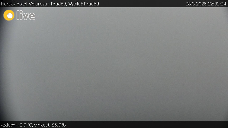 Horský hotel Volareza - Praděd - Vysílač Praděd - 28.3.2026 v 12:31