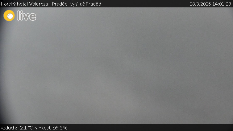 Horský hotel Volareza - Praděd - Vysílač Praděd - 28.3.2026 v 14:01
