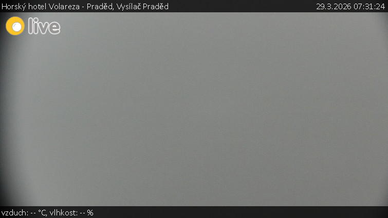 Horský hotel Volareza - Praděd - Vysílač Praděd - 29.3.2026 v 07:31