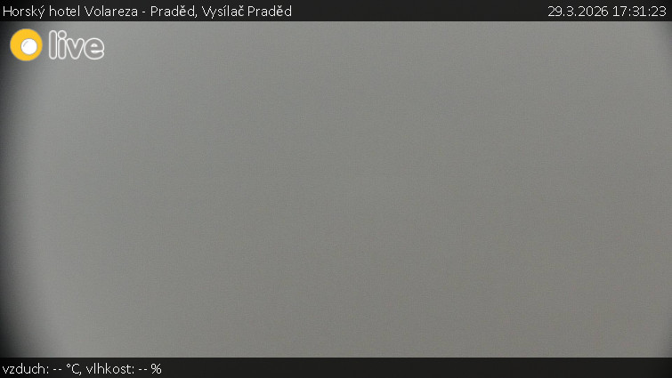 Horský hotel Volareza - Praděd - Vysílač Praděd - 29.3.2026 v 17:31