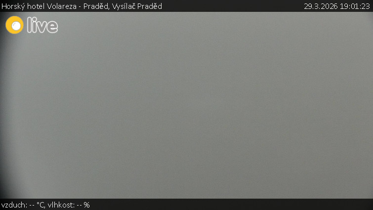 Horský hotel Volareza - Praděd - Vysílač Praděd - 29.3.2026 v 19:01