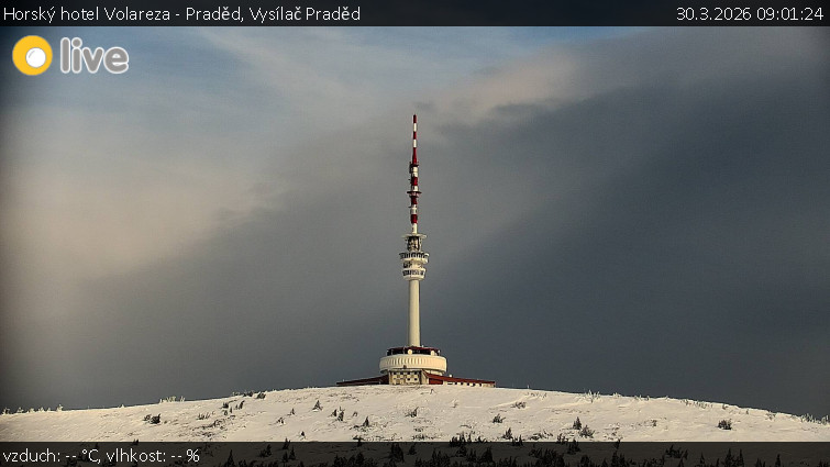 Horský hotel Volareza - Praděd - Vysílač Praděd - 30.3.2026 v 09:01