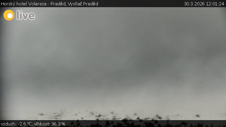 Horský hotel Volareza - Praděd - Vysílač Praděd - 30.3.2026 v 12:01