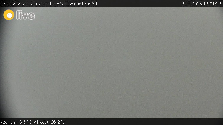 Horský hotel Volareza - Praděd - Vysílač Praděd - 31.3.2026 v 13:01