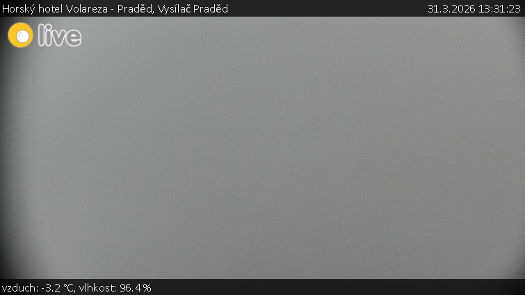 Horský hotel Volareza - Praděd - Vysílač Praděd - 31.3.2026 v 13:31