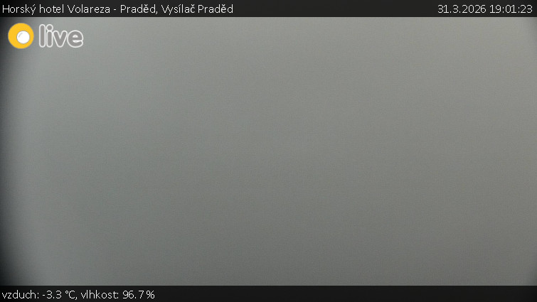 Horský hotel Volareza - Praděd - Vysílač Praděd - 31.3.2026 v 19:01