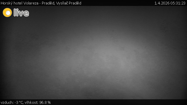 Horský hotel Volareza - Praděd - Vysílač Praděd - 1.4.2026 v 05:31