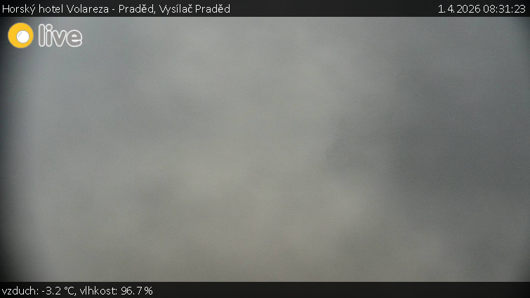 Horský hotel Volareza - Praděd - Vysílač Praděd - 1.4.2026 v 08:31