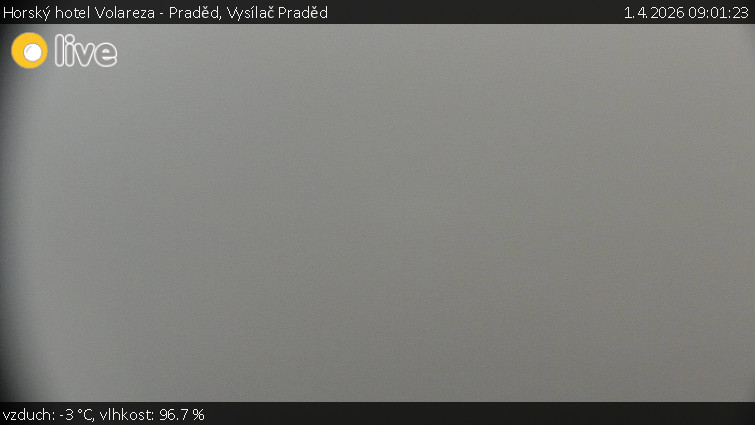 Horský hotel Volareza - Praděd - Vysílač Praděd - 1.4.2026 v 09:01