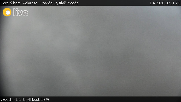 Horský hotel Volareza - Praděd - Vysílač Praděd - 1.4.2026 v 18:31