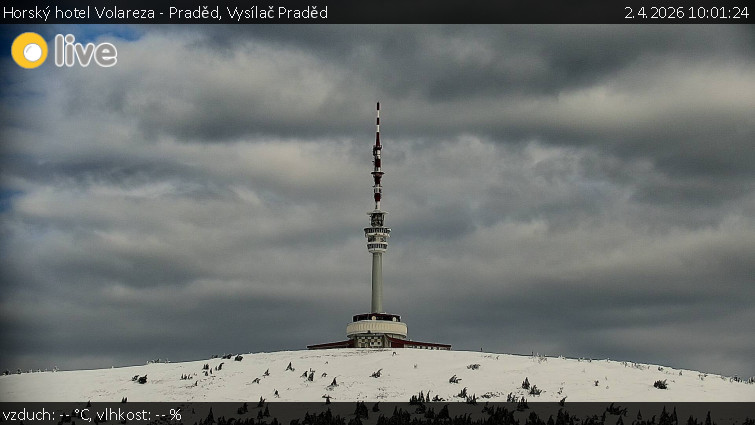 Horský hotel Volareza - Praděd - Vysílač Praděd - 2.4.2026 v 10:01
