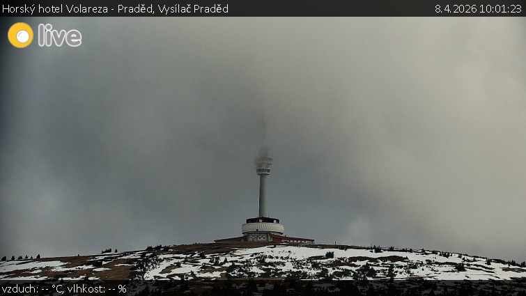Horský hotel Volareza - Praděd - Vysílač Praděd - 8.4.2026 v 10:01