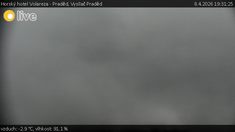 Horský hotel Volareza - Praděd - Vysílač Praděd - 8.4.2026 v 19:31