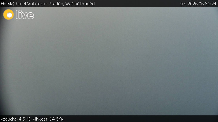 Horský hotel Volareza - Praděd - Vysílač Praděd - 9.4.2026 v 06:31