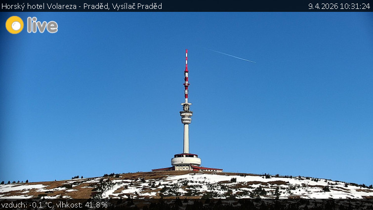 Horský hotel Volareza - Praděd - Vysílač Praděd - 9.4.2026 v 10:31