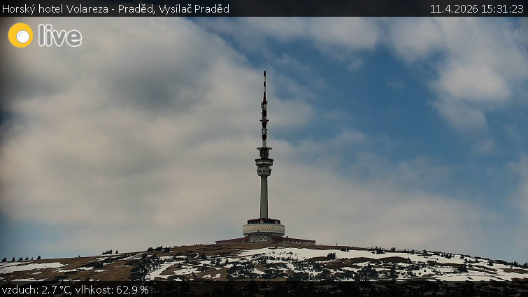 Horský hotel Volareza - Praděd - Vysílač Praděd - 11.4.2026 v 15:31