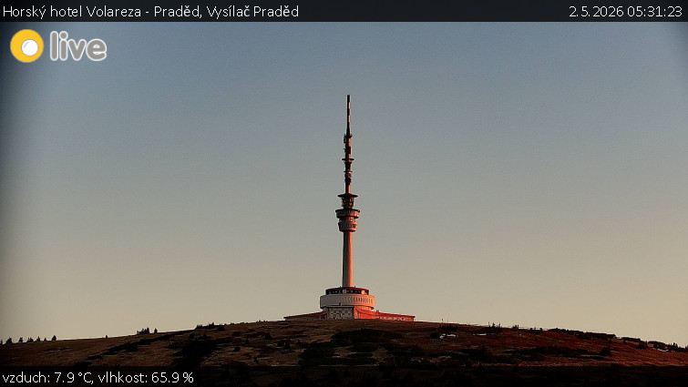 Horský hotel Volareza - Praděd - Vysílač Praděd - 2.5.2026 v 05:31