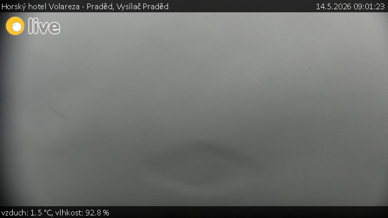 Horský hotel Volareza - Praděd - Vysílač Praděd - 14.5.2026 v 09:01