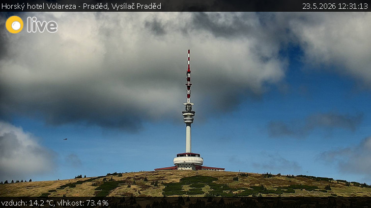 Horský hotel Volareza - Praděd - Vysílač Praděd - 23.5.2026 v 12:31
