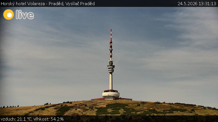 Horský hotel Volareza - Praděd - Vysílač Praděd - 24.5.2026 v 13:31