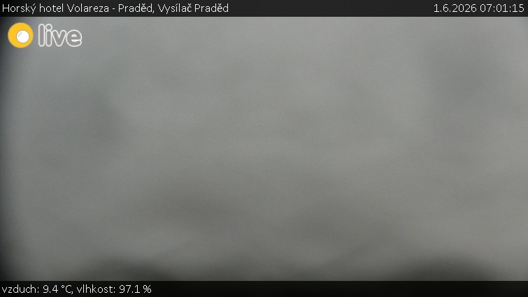 Horský hotel Volareza - Praděd - Vysílač Praděd - 1.6.2026 v 07:01
