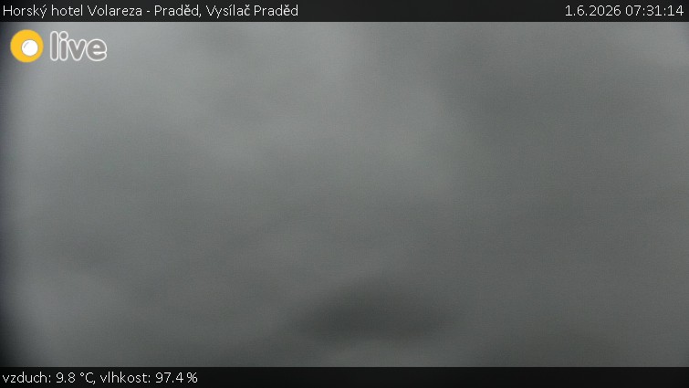 Horský hotel Volareza - Praděd - Vysílač Praděd - 1.6.2026 v 07:31