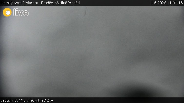 Horský hotel Volareza - Praděd - Vysílač Praděd - 1.6.2026 v 11:01