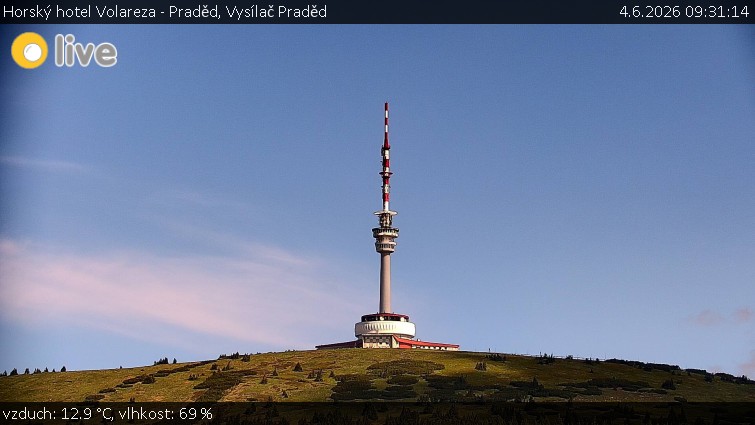 Horský hotel Volareza - Praděd - Vysílač Praděd - 4.6.2026 v 09:31