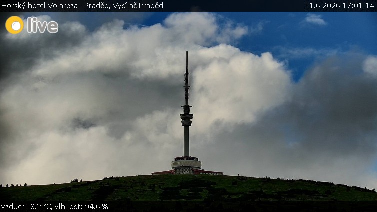 Horský hotel Volareza - Praděd - Vysílač Praděd - 11.6.2026 v 17:01