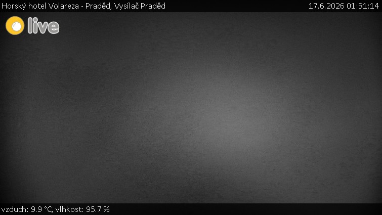 Mountain Hotel Volareza - Praděd - Praděd transmitter - 17.6.2026 v 01:31