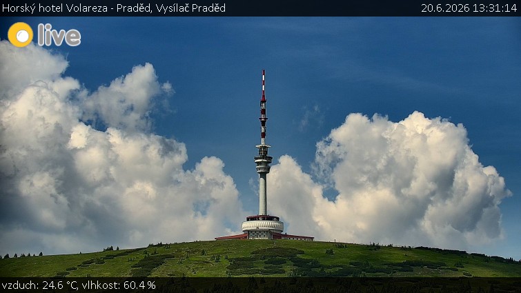 Horský hotel Volareza - Praděd - Vysílač Praděd - 20.6.2026 v 13:31